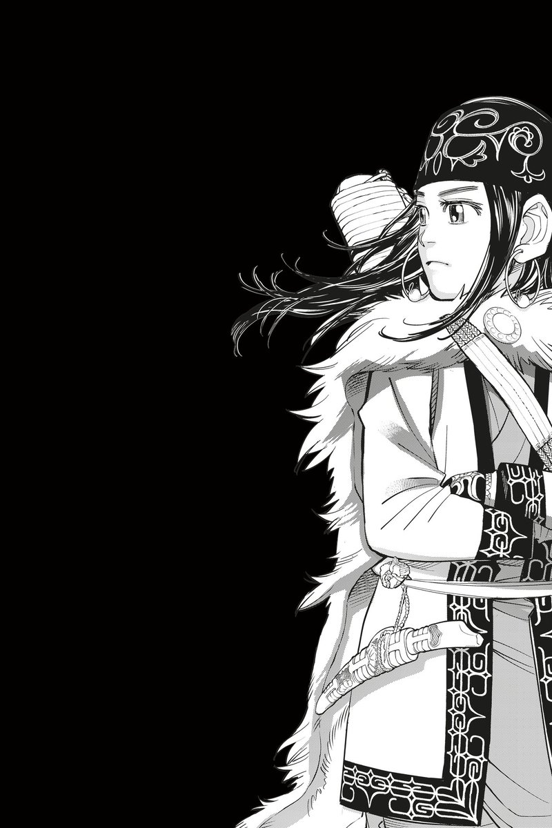 A drawing of Asirpa from the manga Golden Kamuy