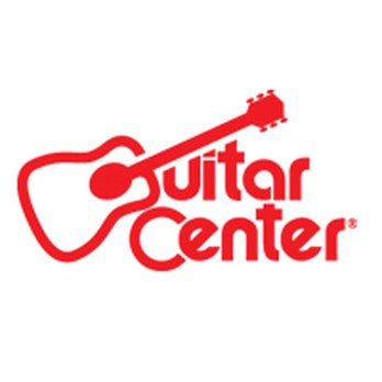 guitar center logo and site link